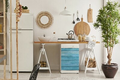 Imán decorativo para lavavajillas Tablas azules