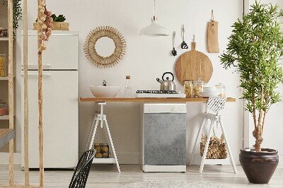 Imán decorativo para lavavajillas Motif gris concreto