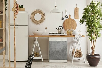 Imán decorativo para lavavajillas Motif gris concreto