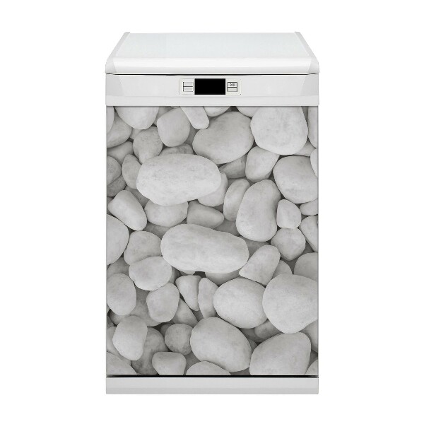 Imán decorativo para lavavajillas Piedras blancas