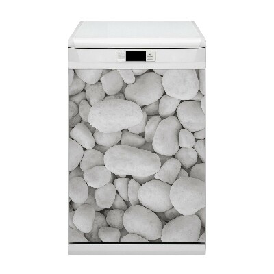 Imán decorativo para lavavajillas Piedras blancas