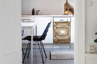 Imán decorativo para lavavajillas Abstracción de la madera