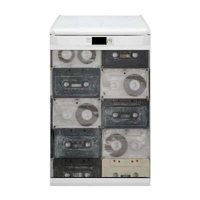 Imán decorativo para lavavajillas Viejos cassettes