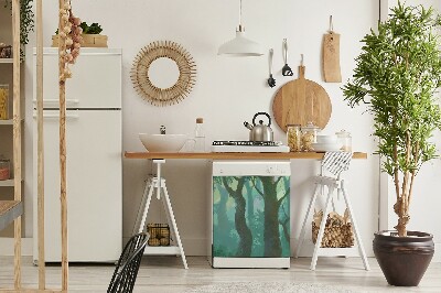 Imán decorativo para lavavajillas bosque oscuro