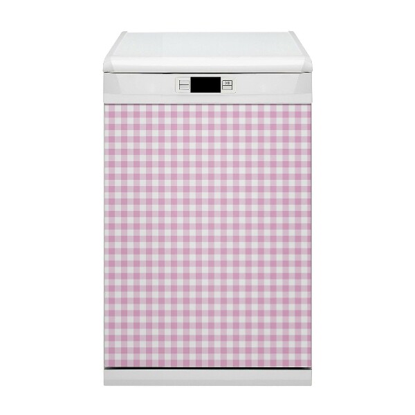 Cubierta magnética para lavavajillas Rejilla rosa