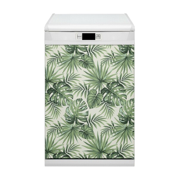 Funda magnética para lavavajillas Patrón tropical