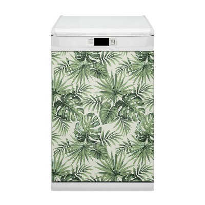 Funda magnética para lavavajillas Patrón tropical