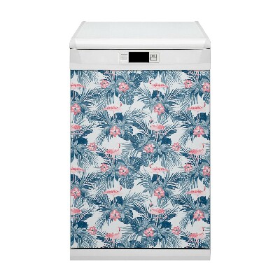 Funda magnética para lavavajillas Flamencos y manchas