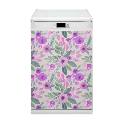 Imán decorativo para lavavajillas Patrón floral