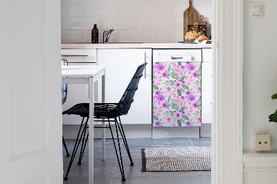 Imán decorativo para lavavajillas Patrón floral