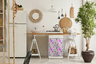 Imán decorativo para lavavajillas Patrón floral