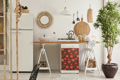 Funda magnética para lavavajillas Flor geométrica
