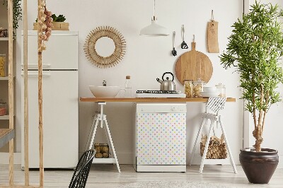 Imán decorativo para lavavajillas Puntos coloridos