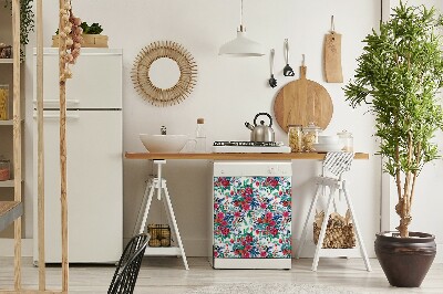 Imán decorativo para lavavajillas Flores coloridas