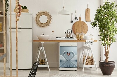 Imán decorativo para lavavajillas Cisnes