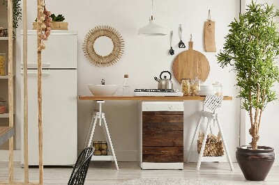 Imán decorativo para lavavajillas Tablones de madera