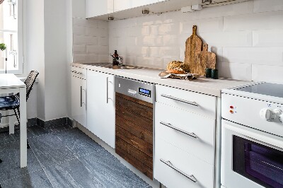 Imán decorativo para lavavajillas Tablones de madera
