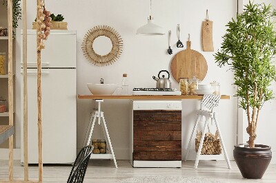 Imán decorativo para lavavajillas Tablones de madera