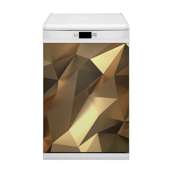 Cubierta para lavavajillas Papel dorado