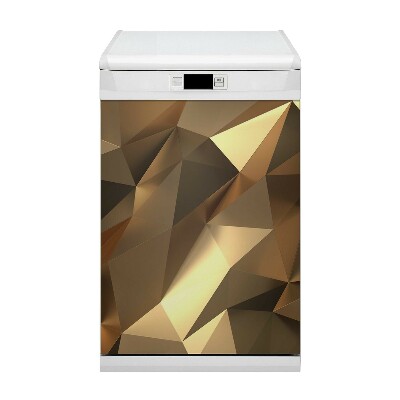 Cubierta para lavavajillas Papel dorado