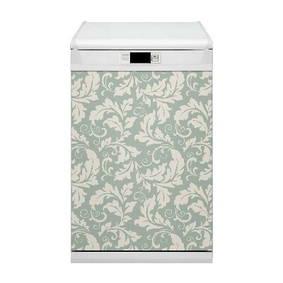 Cubierta magnética para lavavajillas Papel tapiz retro