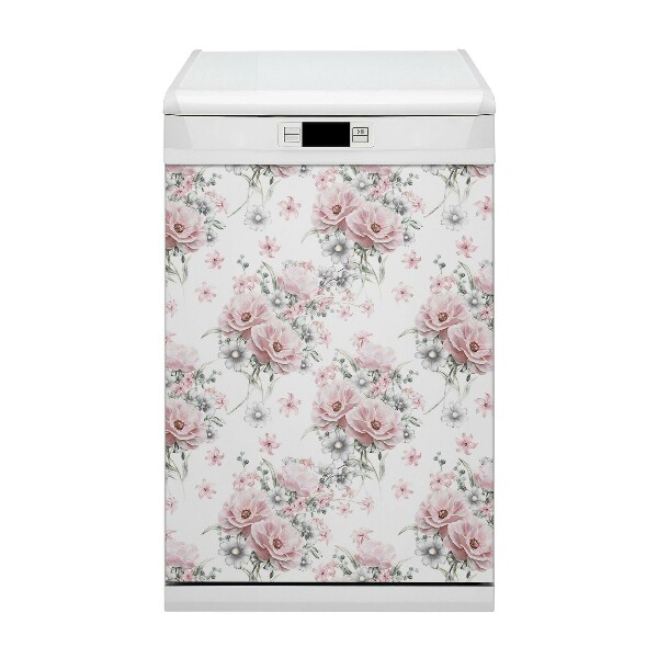 Funda magnética para lavavajillas Flores