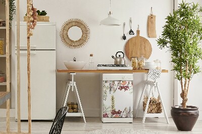 Imán decorativo para lavavajillas Flores de campo