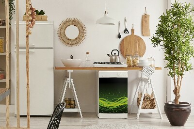 Imán decorativo para lavavajillas Rayas verdes