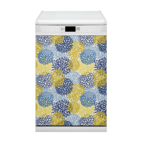 Imán decorativo para lavavajillas Flor de crisantemo