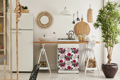 Imán decorativo para lavavajillas Rosas pintadas