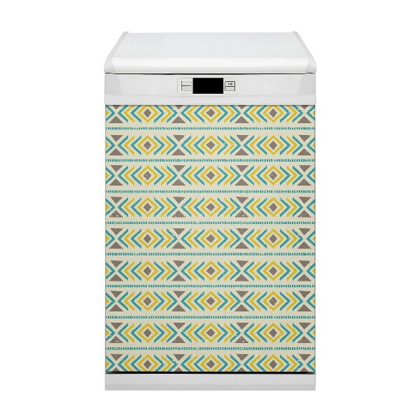 Funda magnética para lavavajillas Patrón geométrico