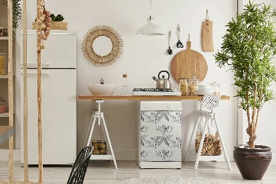 Imán decorativo para lavavajillas Flores de garfillas