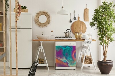 Imán decorativo para lavavajillas Patrones coloridos