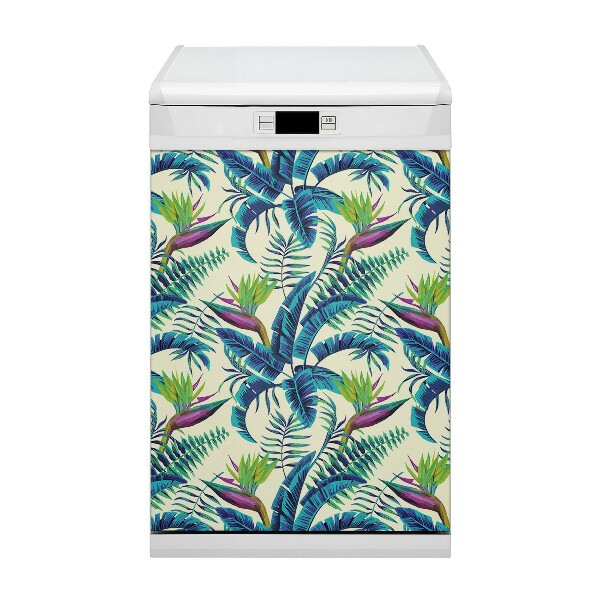 Funda magnética para lavavajillas Imagen tropical