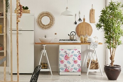 Imán decorativo para lavavajillas Flores