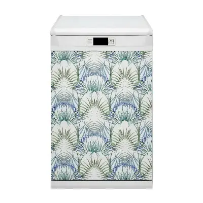 Funda magnética para lavavajillas Hojas tropicales
