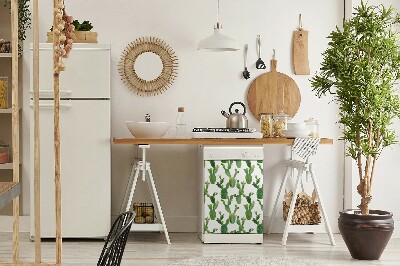 Funda magnética para lavavajillas Cactus pintados