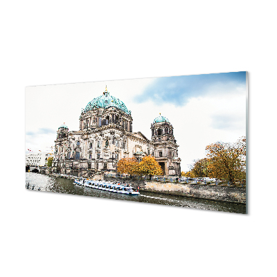 Cuadro de cristal acrílico Alemania berlin río catedral