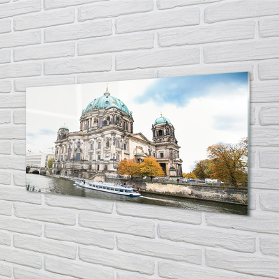 Cuadro de cristal acrílico Alemania berlin río catedral