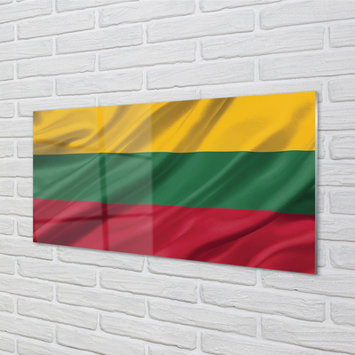 Cuadro de cristal acrílico Bandera de lituania