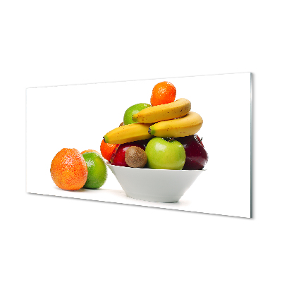 Cuadro de cristal acrílico Frutas en un tazón