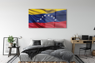 Cuadro de cristal acrílico Bandera de venezuela