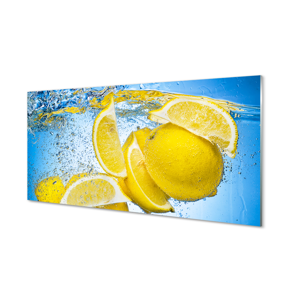 Cuadros acrílicos Limón en agua