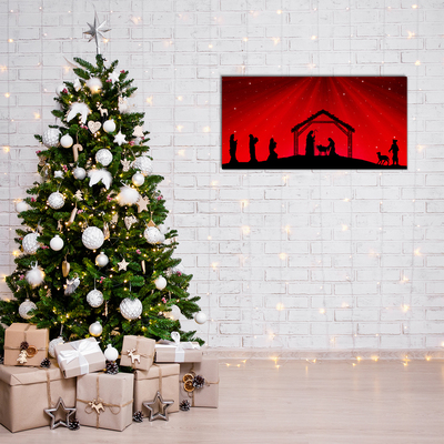 Cuadro en plexiglás días de fiesta de la estrella de Navidad