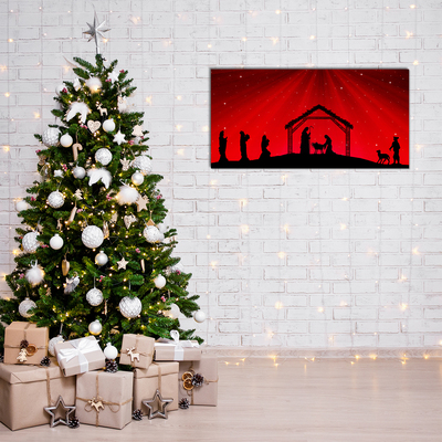 Cuadro en plexiglás días de fiesta de la estrella de Navidad