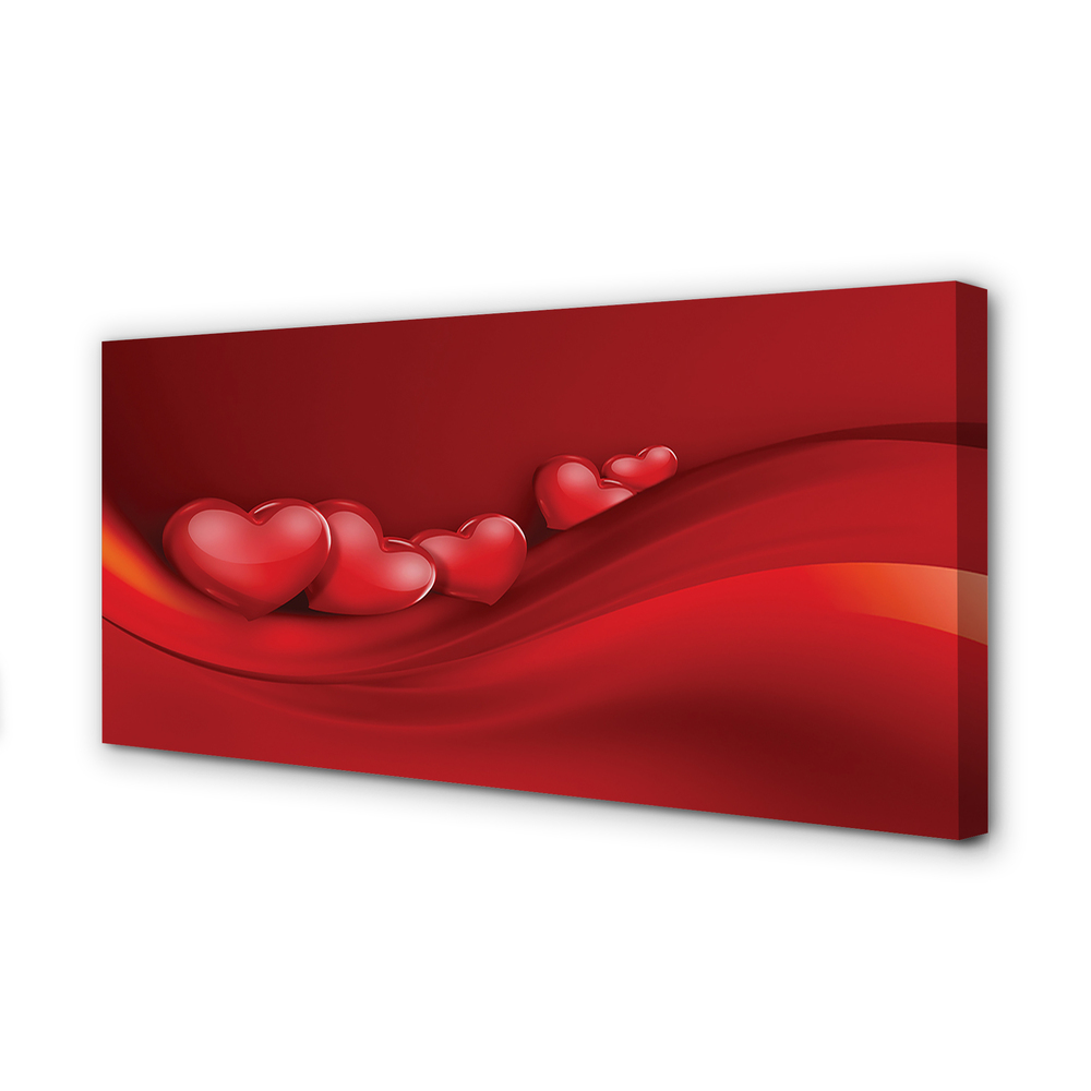 Lienzo personalizado con nombres. sunset red heart Lienzos Flechas 40x30 CM  28,50€