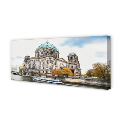 Cuadros sobre lienzo Alemania berlin río catedral