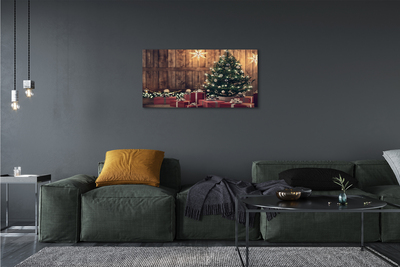 Cuadros sobre lienzo Regalos de navidad decoración del árbol de tableros