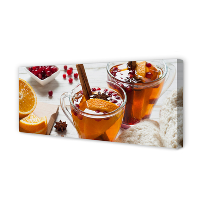 Cuadros sobre lienzo Taza de té de invierno