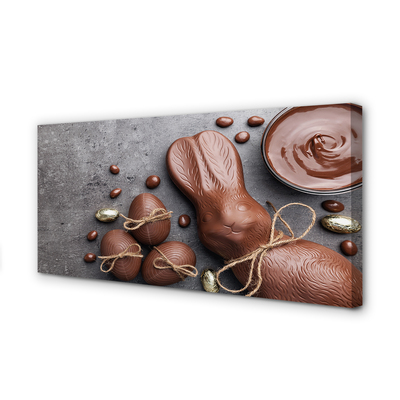 Cuadros sobre lienzo Conejo dulces de chocolate